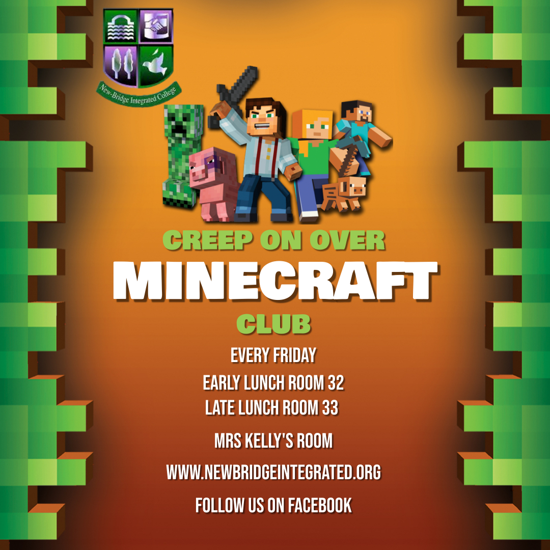 Minecraft Club Poster